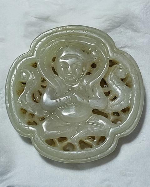 古玩玉器和田玉佩真品鑒賞圖