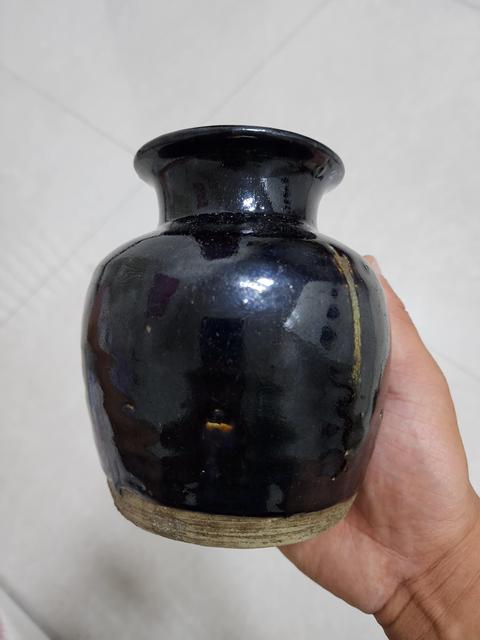 古玩陶瓷定窯系黑釉撇口罐拍賣，當前價格8900元