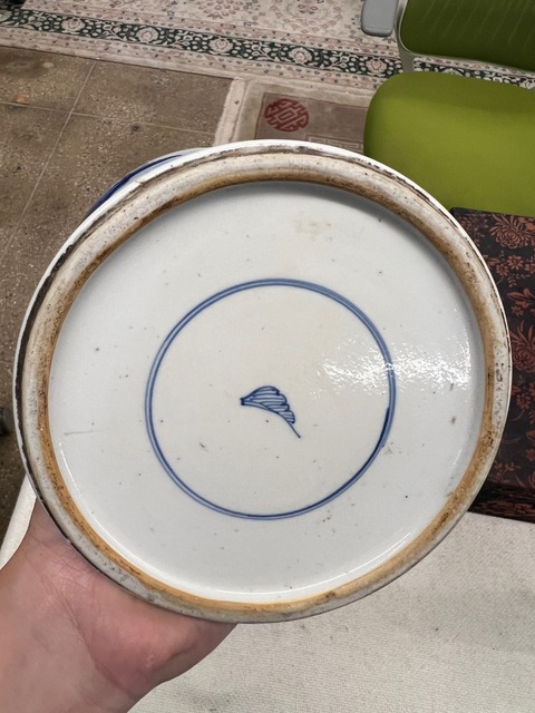 古玩陶瓷青花鶴鹿同春紋鳳尾尊真品鑒賞圖