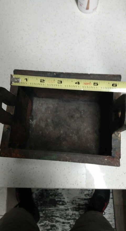 古玩銅器方鼎真品鑒賞圖