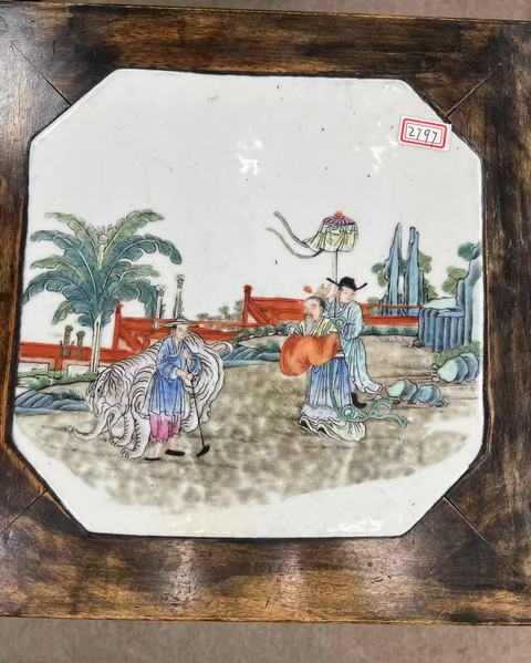 古玩陶瓷瓷板畫真品鑒賞圖