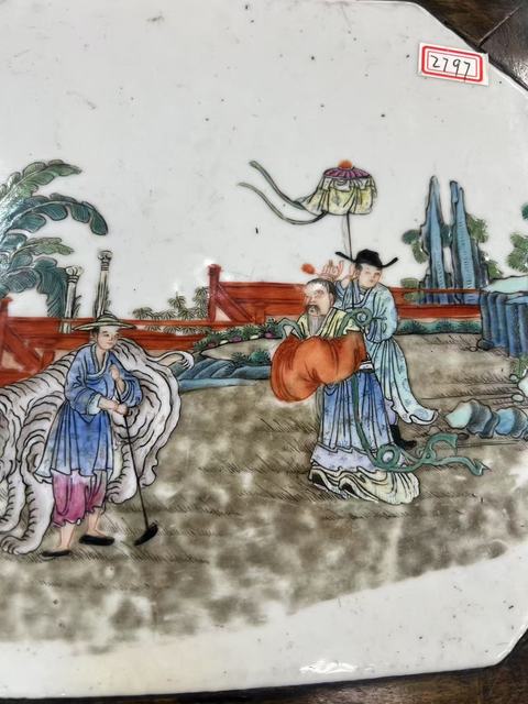 古玩陶瓷瓷板畫真品鑒賞圖