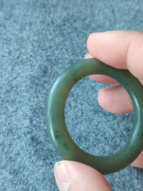 古玩玉器和田玉雕“素紋環(huán)”真品鑒賞圖