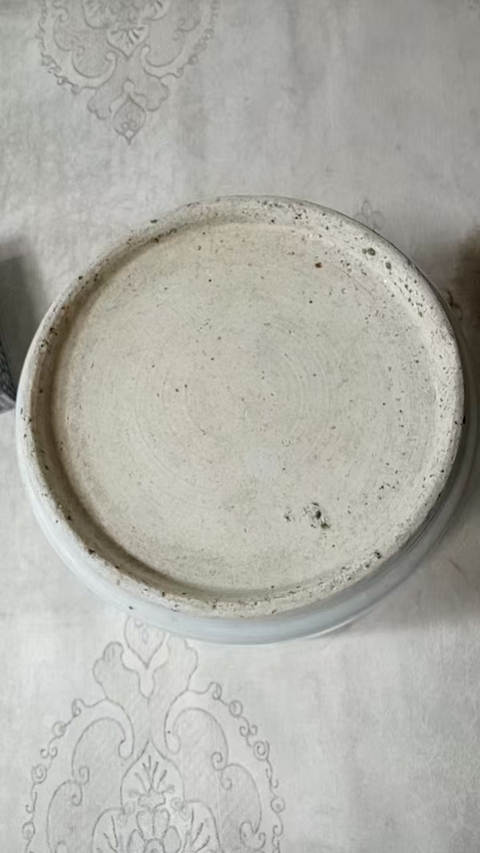 古玩陶瓷龍紋青花圈足筒式香爐真品鑒賞圖