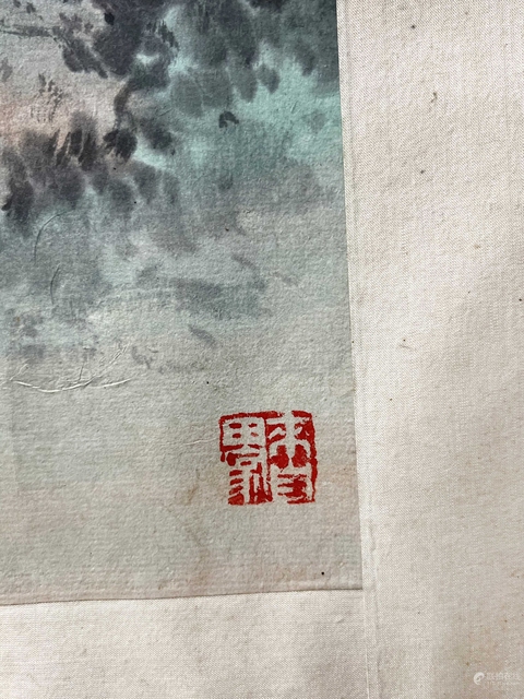古玩字畫(huà)晚歸真品鑒賞圖