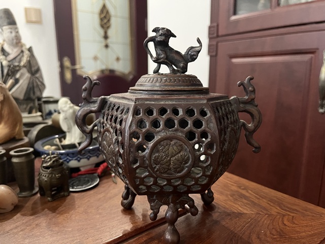 古玩雜項銅薰爐真品鑒賞圖