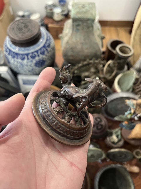 古玩雜項銅薰爐真品鑒賞圖