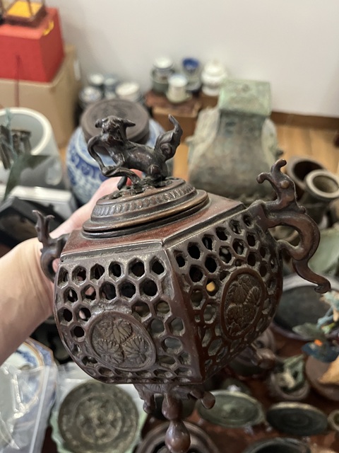 古玩雜項銅薰爐真品鑒賞圖