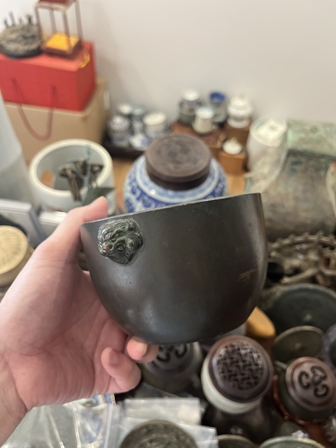 古玩雜項銅爐真品鑒賞圖