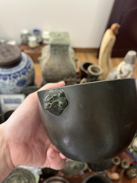 古玩雜項銅爐真品鑒賞圖