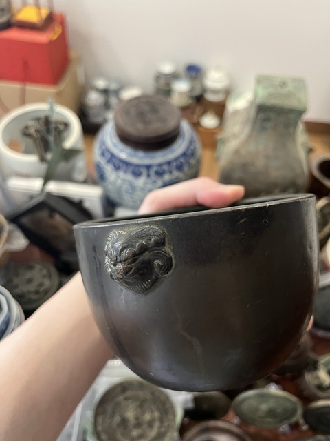 古玩雜項銅爐真品鑒賞圖