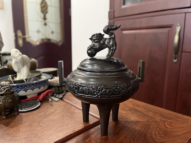 古玩雜項晚清香爐拍賣,當前價格399元