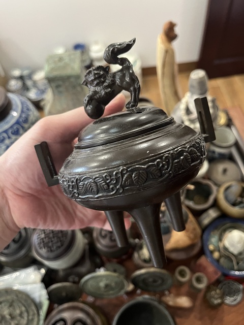 古玩雜項晚清香爐拍賣,當前價格399元