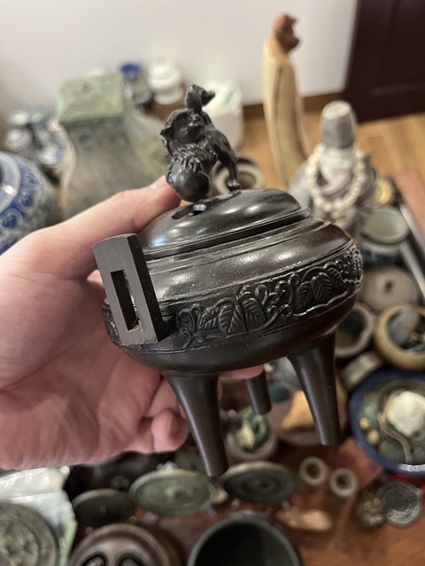 古玩雜項晚清香爐拍賣,當前價格399元