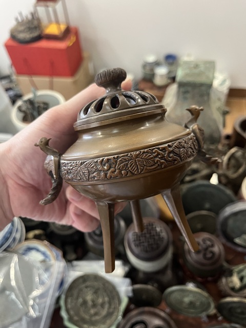 古玩雜項銅香爐真品鑒賞圖