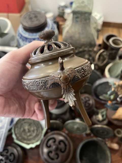 古玩雜項銅香爐真品鑒賞圖
