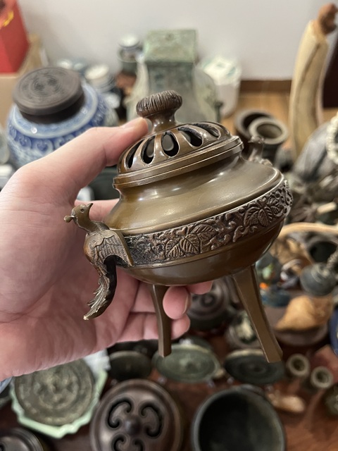 古玩雜項銅香爐真品鑒賞圖