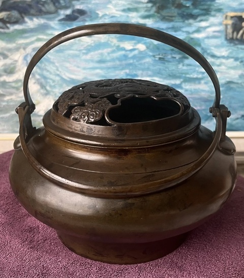古玩雜項銅手爐真品鑒賞圖