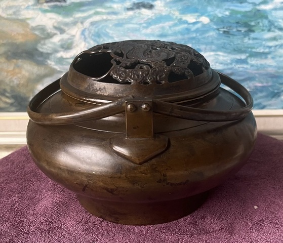 古玩雜項銅手爐真品鑒賞圖