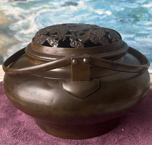 古玩雜項銅手爐真品鑒賞圖