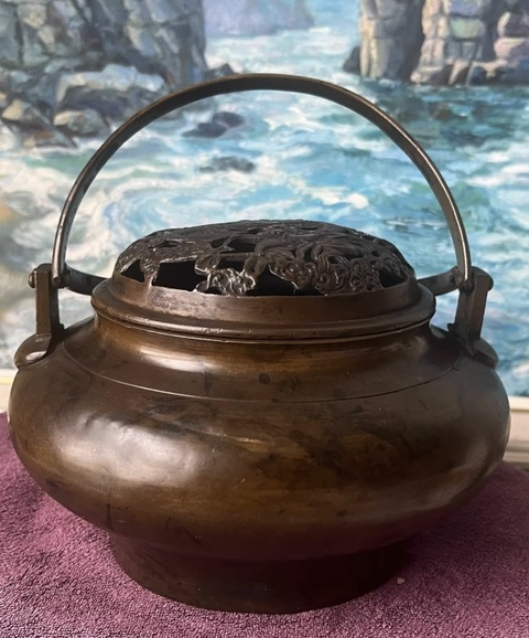 古玩雜項銅手爐真品鑒賞圖