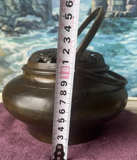 古玩雜項銅手爐真品鑒賞圖