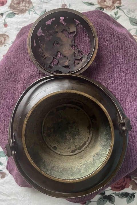 古玩雜項銅手爐真品鑒賞圖