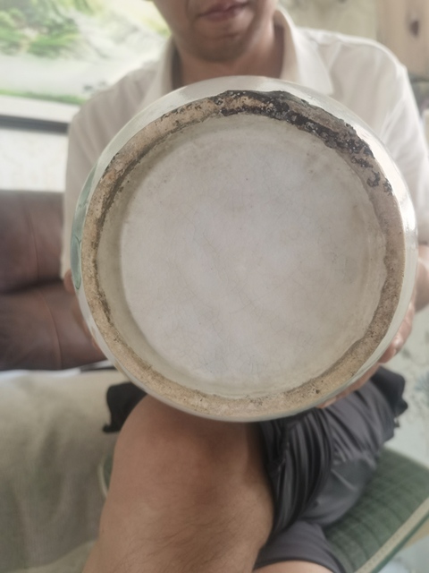 古玩陶瓷花鳥紋粉彩瓶真品鑒賞圖