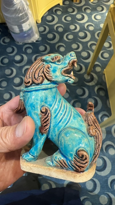 古玩陶瓷琺華彩瑞獸拍賣,當前價格5555元