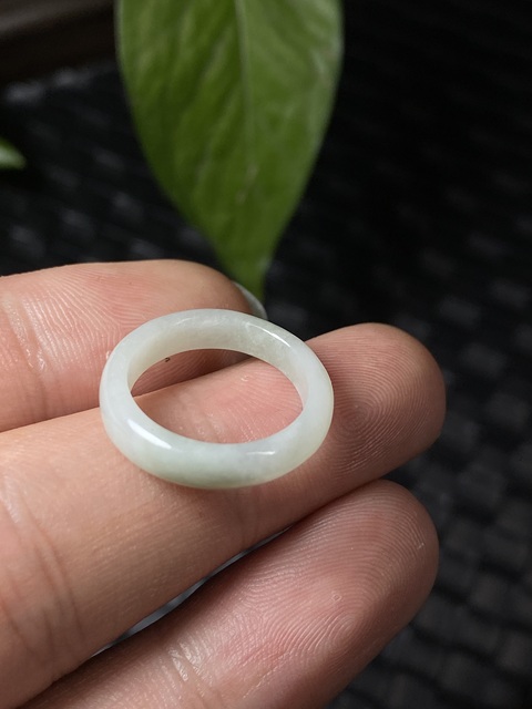 古玩玉器清天然翡翠戒指拍賣,當前價格800元