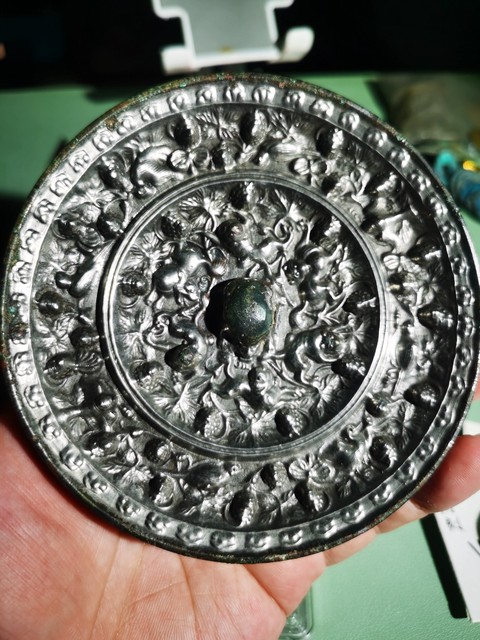 古玩銅器銅鏡真品鑒賞圖