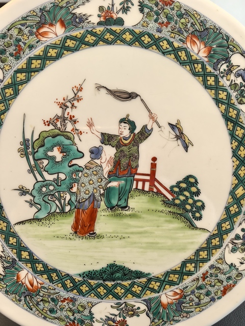 古玩陶瓷清末民初五彩神仙人物故事紋瓷板拍賣,當(dāng)前價格2980元