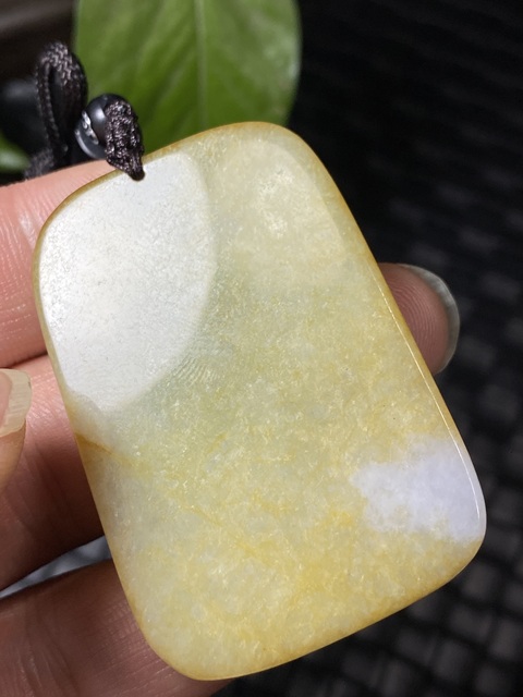 古玩玉器（一口價放漏）當代翡翠雕“關公牌”拍賣，當前價格1500元