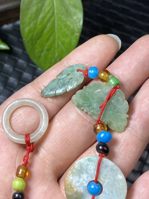 古玩玉器清代和田白玉自編掛飾拍賣,當前價格1800元