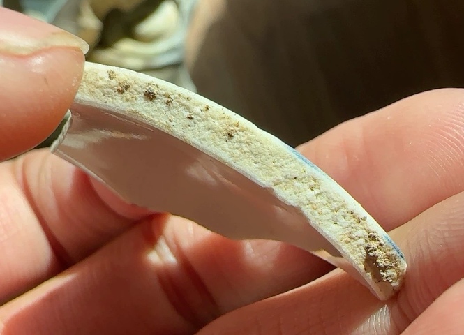 古玩陶瓷龍紋青花標本真品鑒賞圖