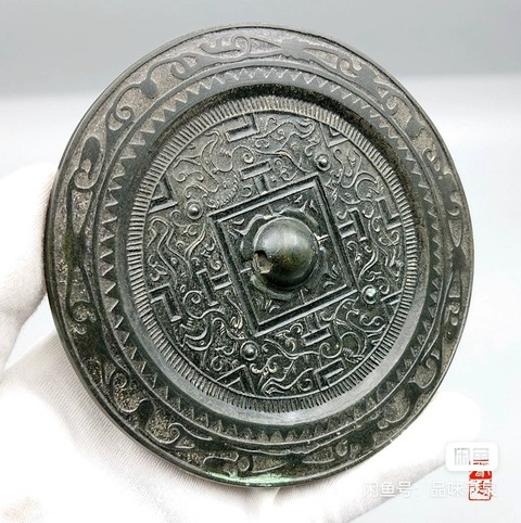 古玩銅器銅鏡真品鑒賞圖