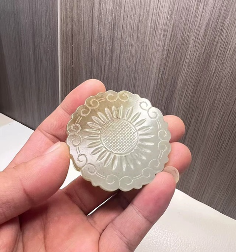 古玩玉器將軍扣真品鑒賞圖