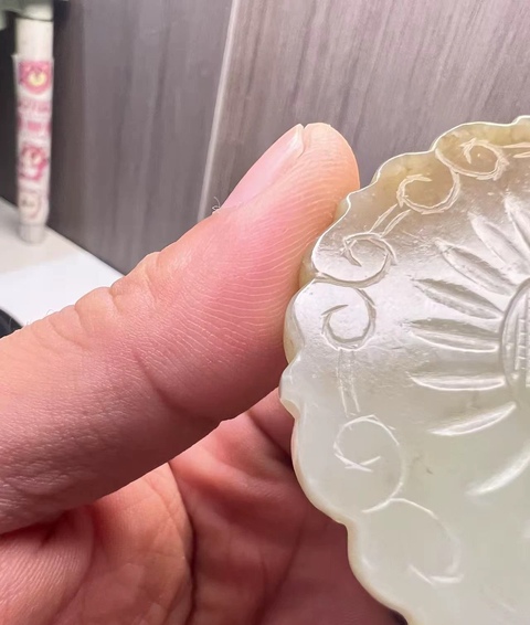 古玩玉器將軍扣真品鑒賞圖