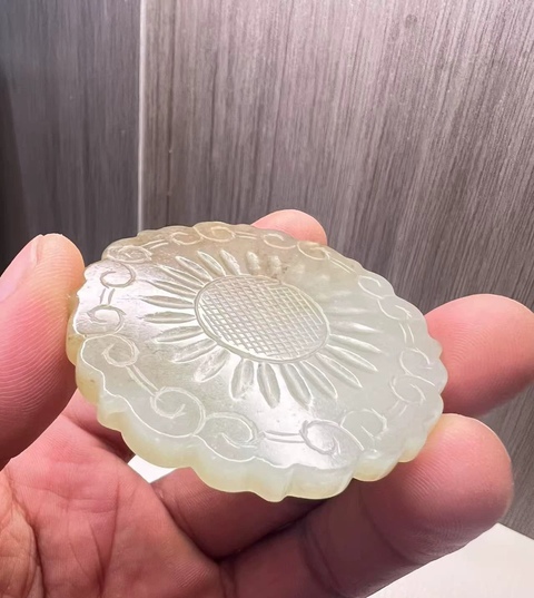 古玩玉器將軍扣真品鑒賞圖