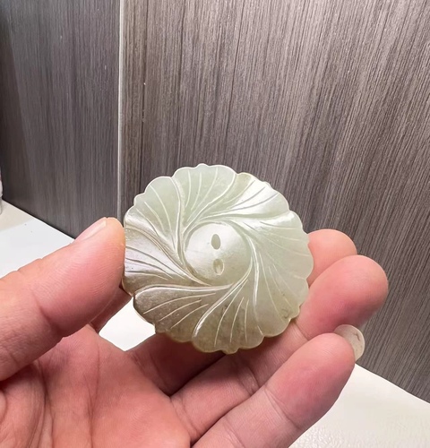 古玩玉器將軍扣真品鑒賞圖