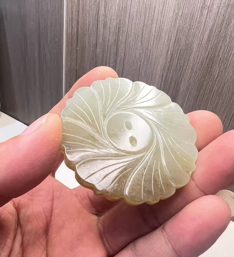 古玩玉器將軍扣真品鑒賞圖