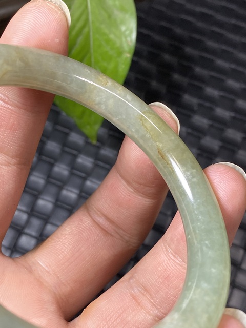 古玩玉器極美清代冰糯天然翡翠手鐲拍賣，當前價格10000元