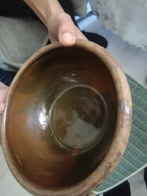 古玩陶瓷紫金釉盆真品鑒賞圖