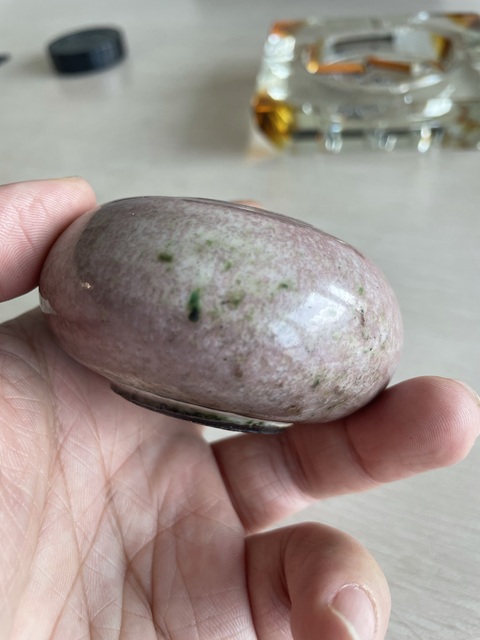 古玩陶瓷豇豆紅釉水盂真品鑒賞圖