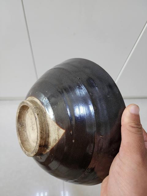 古玩陶瓷澀圈圈足疊燒工藝碗真品鑒賞圖