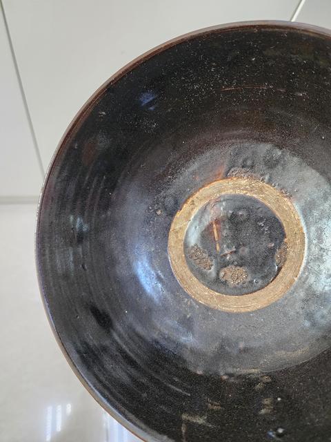 古玩陶瓷澀圈圈足疊燒工藝碗真品鑒賞圖
