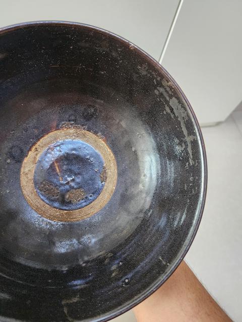 古玩陶瓷澀圈圈足疊燒工藝碗真品鑒賞圖
