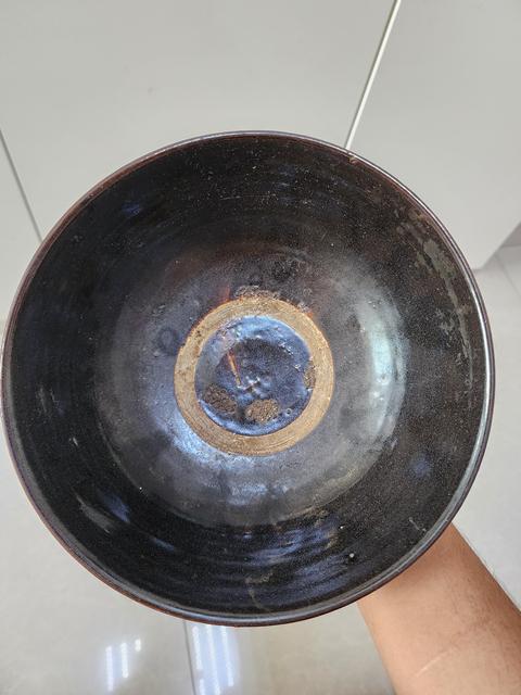 古玩陶瓷澀圈圈足疊燒工藝碗真品鑒賞圖