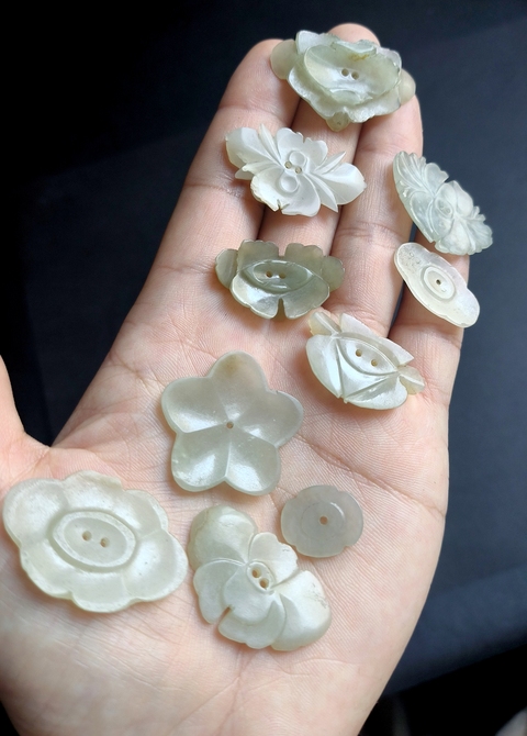古玩玉器和田玉雕“帽花”真品鑒賞圖