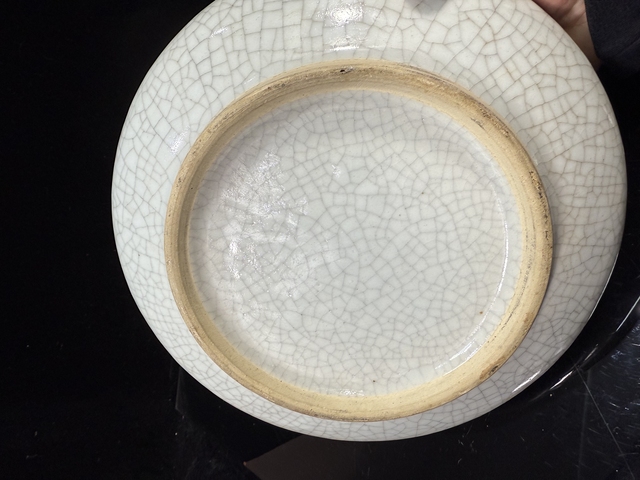 古玩陶瓷哥釉水洗真品鑒賞圖